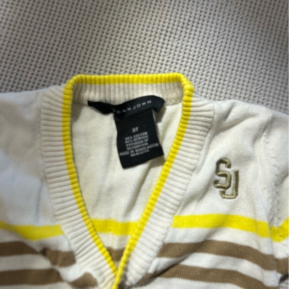 Sean John Button up sweater cardigan size 3T - Picture 5 of 8